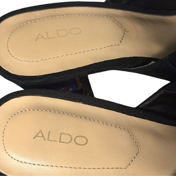 Heels – Size 9 ALDO Embroidered Block Heel Mules - Picture 5 of 7